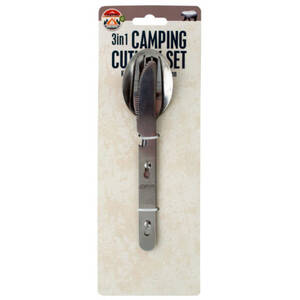 Bulk OT029 3 In 1 Camping Cutlery Set With Bottle Opener