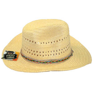 Bulk OT890 Woven Cowboy Hat In Assorted Colors