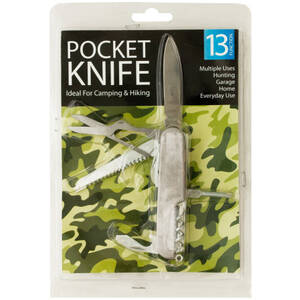 Bulk PK016 13 Function Pocket Tool Knife