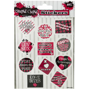Bulk SB102 Stupid Cupid Stickers