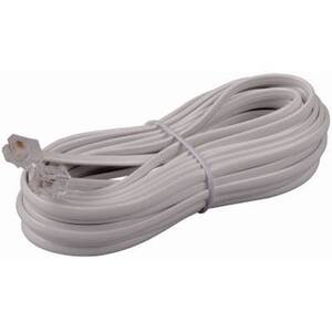 Rca TP243WHR White Phone Line Cord (25ft)