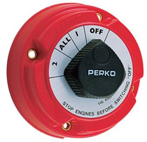 Perko 8501DP Medium Duty Battery Selector Switch - 250a Continuous