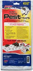 Pic PEPCOGPT4 (r) Gpt-4 Glue Pest Trap For Spiders  Snakes, 4 Pk