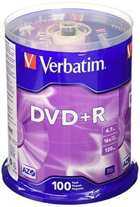 Verbatim 95098 Azo Dvd+r 4.7gb 16x With Branded Surface - 100pk Spindl