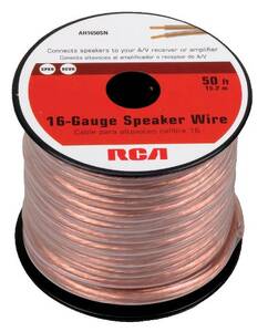Rca AH1650SR Rc Speaker Wire (16 Gauge, 50 Feet)