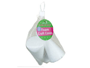Bulk CT122 3 Pack Foam Craft Cones