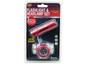 Bulk GE082 Flashlight And Headlamp Combination Set