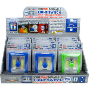 Bulk AF626 Mini Cob Led Dimmable Switch In Countertop Display Assorted