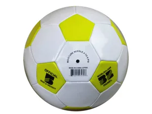 Bulk OP958 Size 5 Yellow  White Soccer Ball