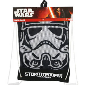 Bulk DD273 Star Wars Storm Trooper Cinch Sack Drawtring Backpack