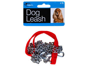 Dukes DI004 Dog Leash With Faux Leather Handle