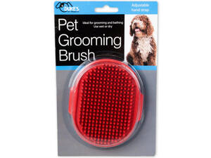 Dukes DI029 Pet Grooming Brush With Adjustable Hand Strap