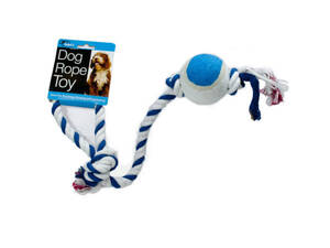 Dukes DI232 Dog Rope Tennis Ball Toy