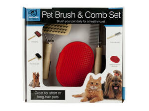 Dukes OL986 Pet Brush  Comb Grooming Set