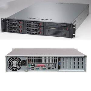 Supermicro CSE-822T-550LP 2u Sc822t-550lp-b Case (black) - Server Bare