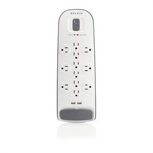 Belkin BV112050-06 Surge Portector, 6 Outlet, 900 Joules, White