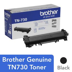 Original Brother TN730 Tn-730 Toner Cartridge - Black - Laser - 1200 P