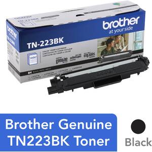 Original Brother TN223BK Tn-223bk Standard Yield Black Toner Cartridge