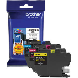 Original Brother LC30193PK Ink Cartridge - Cyan, Magenta, Yellow - Ink