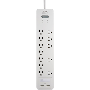Apc PH12U2W Apc Home Office Surgearrest 12 Outlets With 2 Usb Charging