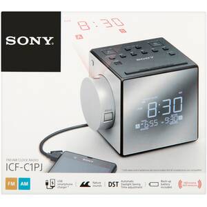 Sony ICF-C1PJ Projection Clock Radio Nature