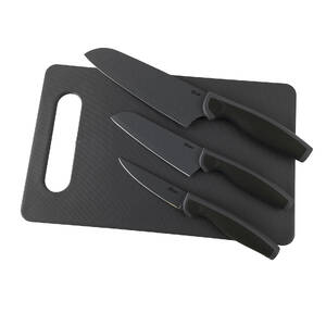 Oster 92287.04 Slice Craft 4 Piece Cutlery Knife Set With Cutting Boar