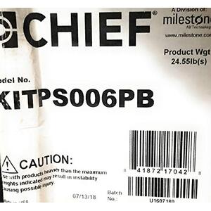 Chief KITPS006PB Kit Rpau Cms440 Cms006  Cma47
