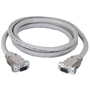Black EDN12H-0025-FF Db9 Extension Cable (with Emirfi Hoods)