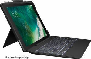 Logitech 920-008420 Slim Combo Ipad Pro Case With Detachable Backlit K