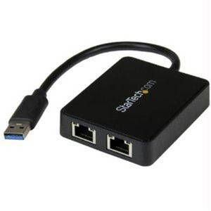 Startech USB32000SPT .com Usb 3.0 To Dual Port Gigabit Ethernet Adapte
