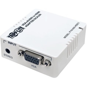 Tripp 1R0088 Vga To Hdmi Adapter Converter For Stereo Audio - Video Wh