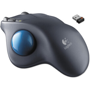 Logitech DN7052 M570 Wireless Trackball Mouse - Laser - Wireless - Rad