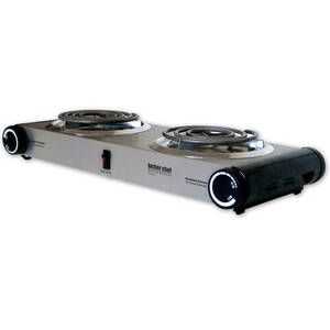 Better IM-302DB Stainless Steel Dual Electric Burner