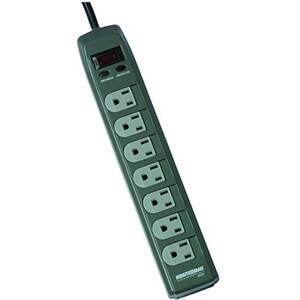 Minuteman MMS370 Surge Protector, 7 Outlet, , 6 Ft Cord, 1080 Joules, 
