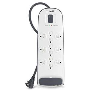 Belkin BV112230-08 12-outlet Surge Protector With 8 Ft Power Cord With