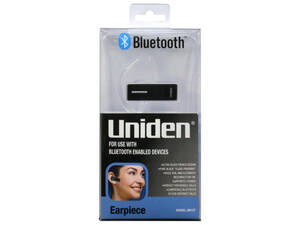 Bulk EN742 Uniden Bluetooth Earpiece In Silver  Black