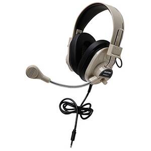 Califone 3GY809 Deluxe Stereo Headset With To Go Plug - Stereo - Mini-