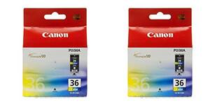 Original Canon CLI36 Cli-36 Ink Cartridge - Inkjet - Cyan, Magenta, Ye