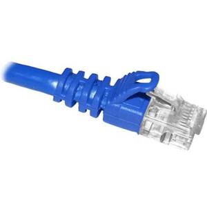 Cp QY1890 Clearlinks 100ft Cat. 6 550mhz Blue Molded Snagless Patch Ca