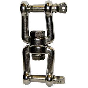 Quick CW56851 Sw8 Anchor Swivel - 8mm Stainless Steel Jaw Jaw Swivel -