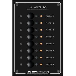 Paneltronics CW45257 Standard Panel - Dc 8 Position Circuit Breaker W-