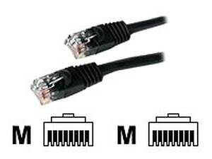 Startech 45PATCH50BK .com 50 Ft Black Cat5e Snagless Utp Patch Cable -
