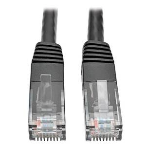 Tripp 3Q6089 Cat6 Gigabit Molded Patch Cable (rj45 M-m), Black, 7 Ft -
