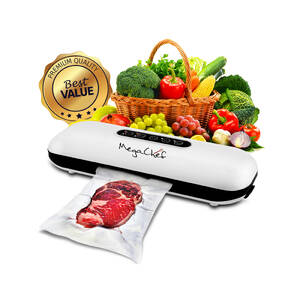 Megachef MCVS100 Home Vacuum Sealer And Food Preserver With Extra Bags