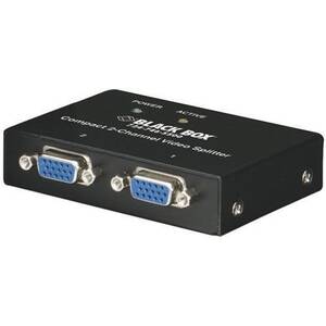 Black AC1056A-2 Compact Vga Video Splitter, 2-channel