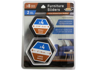 Bulk EC399 8 Piece Padded Furniture Sliders