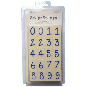 Bulk SA710 Snap-stamps Set Numbers Casual 1quot;