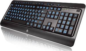 Prestige KB505U Azio  Vision Large-print Keyboard