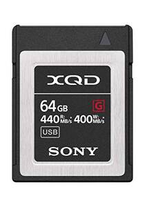 Sony QDG64F/J Memory Card, Xqd G Series, Qdg64ej 64gb, 440mbs Read, 40