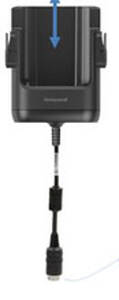 Honeywell CT40-VD-0 , V-dock Whard Wired 3-pin Power Cable